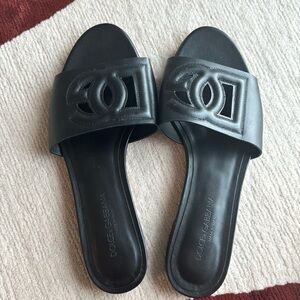 Calf Skin dolce Gabbana slides size 37